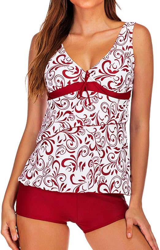 jieGREAT - Bañador para Mujer (Talla Grande), diseño de Tankini: Amazon