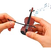 World's Tiniest Violin with Sound Playable Miniature Violin Original Sad Music Pocket-Sized Tiny Violin Plays a Touchingly Sad Song Christmas Gag Gift for Office