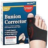 ZRCZRC 2-Pack Bunion Corrector for Women Big Toe, big toe straightener,Instant Pain Relief, Wide Non-slip Strap Design, Soft and Breathable, Perfect for Everyday Wear.(M)