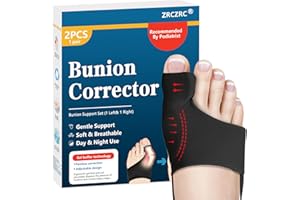 ZRCZRC 2-Pack Bunion Corrector for Women Big Toe, big toe straightener,Instant Pain Relief, Wide Non-slip Strap Design, Soft and Breathable, Perfect for Everyday Wear.（M）