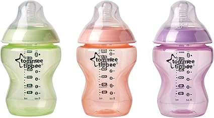Tommee Tippee Biberons Pour Fille Multicolore Pack De 3 Amazon Fr Bebes Puericulture