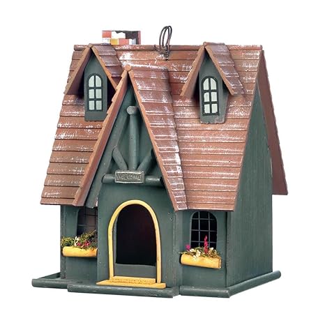 Amazon Com Woodpecker Birdhouse Hanging Storybook Outdoor Finch