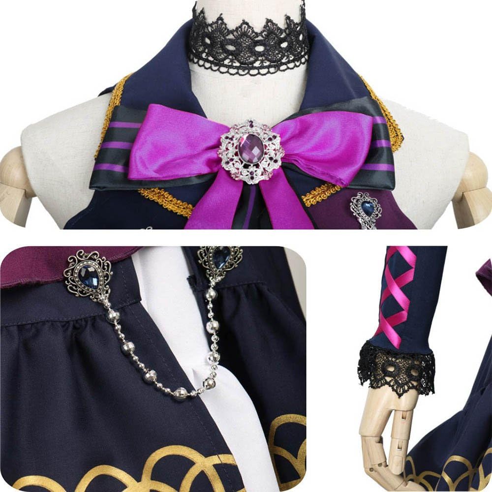 Amazon Roselia ロゼリア 宇田川あこ 白金燐子 白金燐子 湊友希那 氷川紗夜 全員 風 コスプレ衣装 女性m 湊友希那 コスプレ 仮装 通販