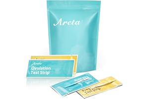 Areta Ovulation & Pregnancy Test Strips: 20 Ovulation Strips & 10 Pregnancy Tests Combo Kit | Accurate at-Home Fertility Tracker