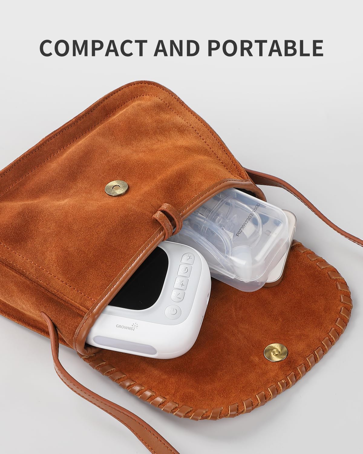 GROWNSY Nasal Aspirator for Baby, Hospital Grade Baby Nose Sucker, Electric Nose Suction with White Noise Function, Powerful 9 Levels Suction Adjustable, 4 Music and 7 Night Light Soothing