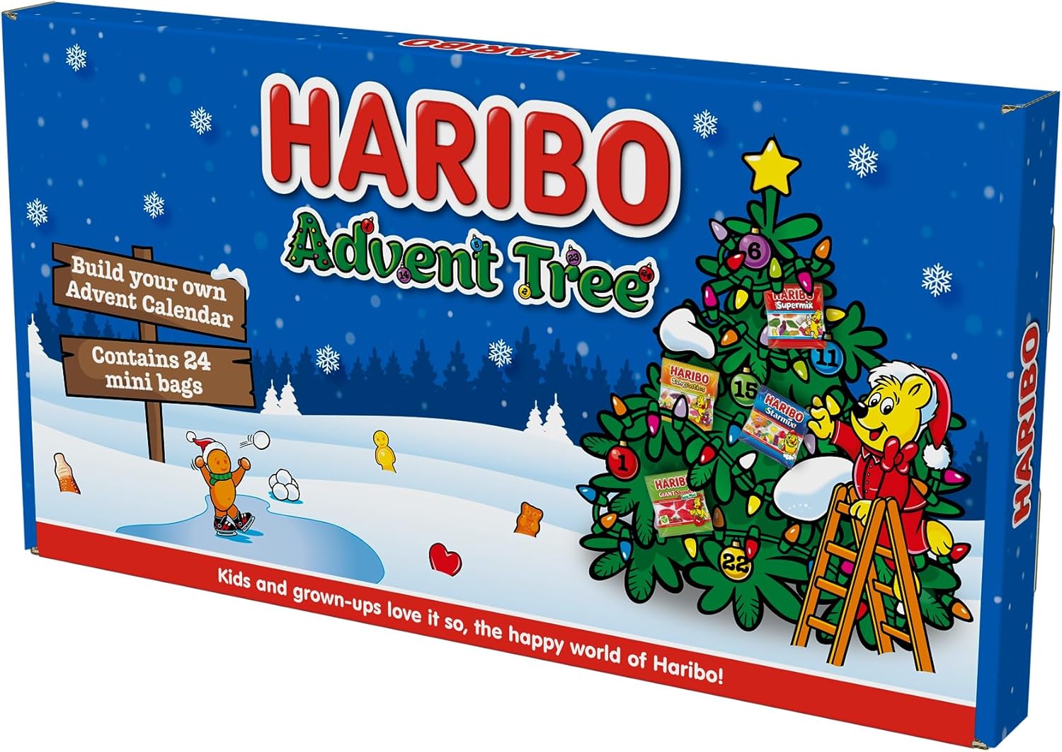 Advent Calendars - HARIBO Advent Tree Sweets Christmas Advent Calendar 384g