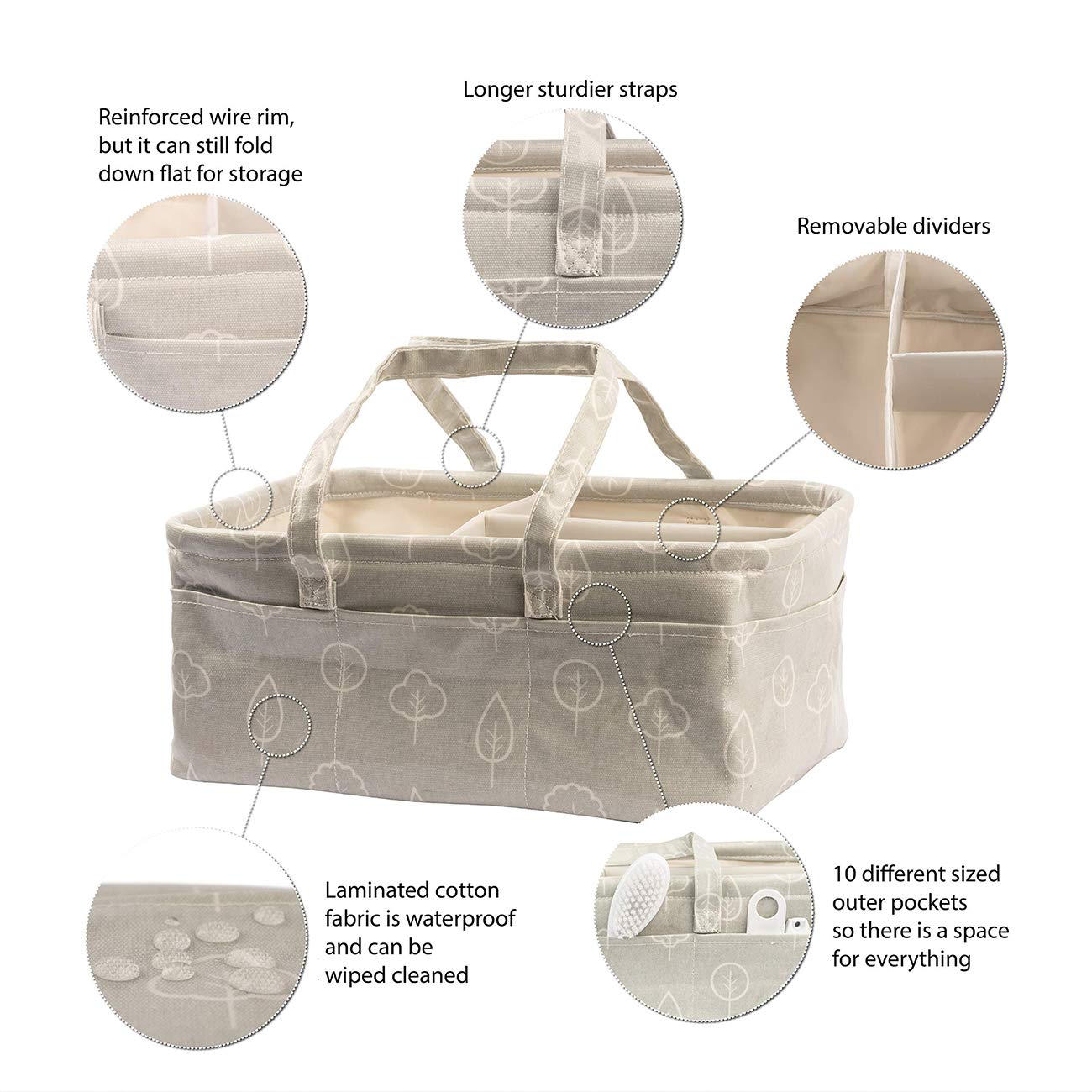 Sac A Couche Pour Bebe Gris Grand Organisateur A Couche Impermeable Panier Pepiniere Organisateur Pliable Stockage Unisexe Cadeau Bebe Pour Maison Voyage Camping Organiseurs De Tiroir Cuisine Maison Helpacreche Co Za