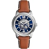 Fossil Men's Heritage Automatic Silver Stainless Steel Bracelet Watch