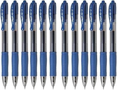 Pilot G207 Retractable Gel Rollerball 0.7 mm Blue Box of 12