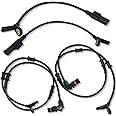 CBK® 4Pcs New Front Rear ABS Wheel Speed Sensor 1645400717 1645400917 for Mercedes-Benz ML320 ML350 ML450 ML500 ML550 ML63 AMG R320 R350 R500 R63 AMG W164 GL320 GL350 GL450 GL550