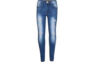 A2Z 4 Kids Jeans Lightweight Denim Ripped Pants Comfort Skinny Stretch Jeans Trendy Stretchable Pants for Girls Age 3-14