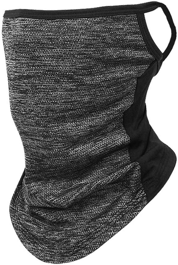 StyleV Colorful Pattern Neck Gaiter Face Dustproof Riding Windproof UV Protection for Outdoor Hiking Cycling (Blue-7002)