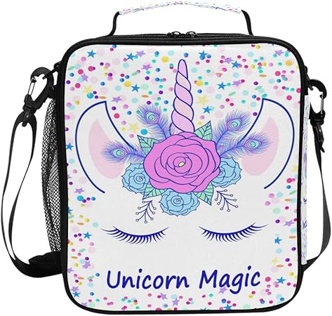 girls unicorn lunch box
