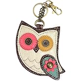 CHALA Bird Collection Women's Decorative Key Fob/Coin Purse Accessory - Owl Gen II