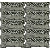 RHINO RESCUE 6" Emergency Compression Bandage Strile Trauma Wound Dressing Israeli First Aid Kit IFAK, 10 Count