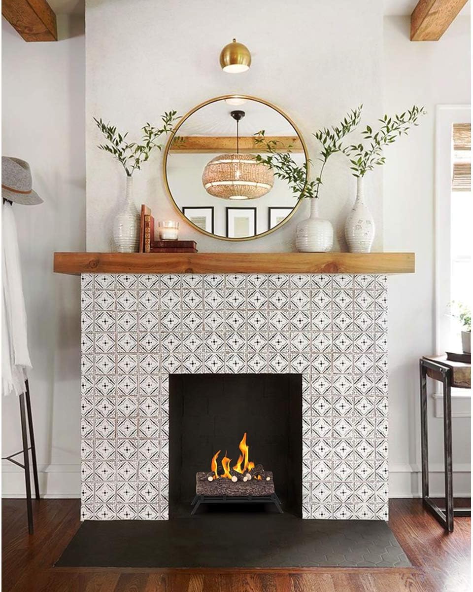 grate fireplace and outdoor living on Amazon Com Regal Flame 18 Ethanol Fireplace Grate Log Set With Burner Insert For Easy Conversion From Gas Logs Gel Wood Log Electric Log Electric Fireplace Insert Or Wood Burning Fireplace Insert Oak