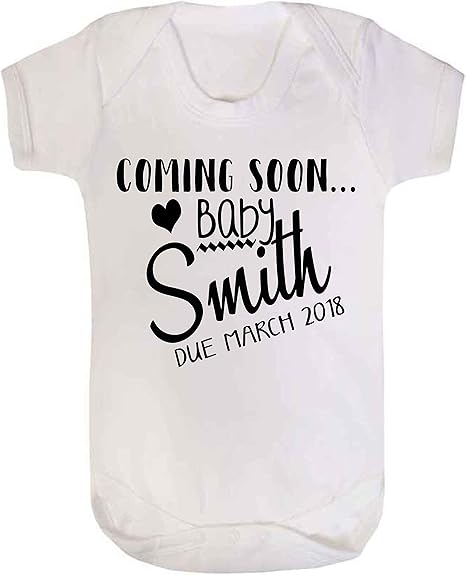coming soon baby vest