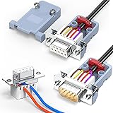 JUXINICE 2Pack DB9 Male+Femal Breakout Serial