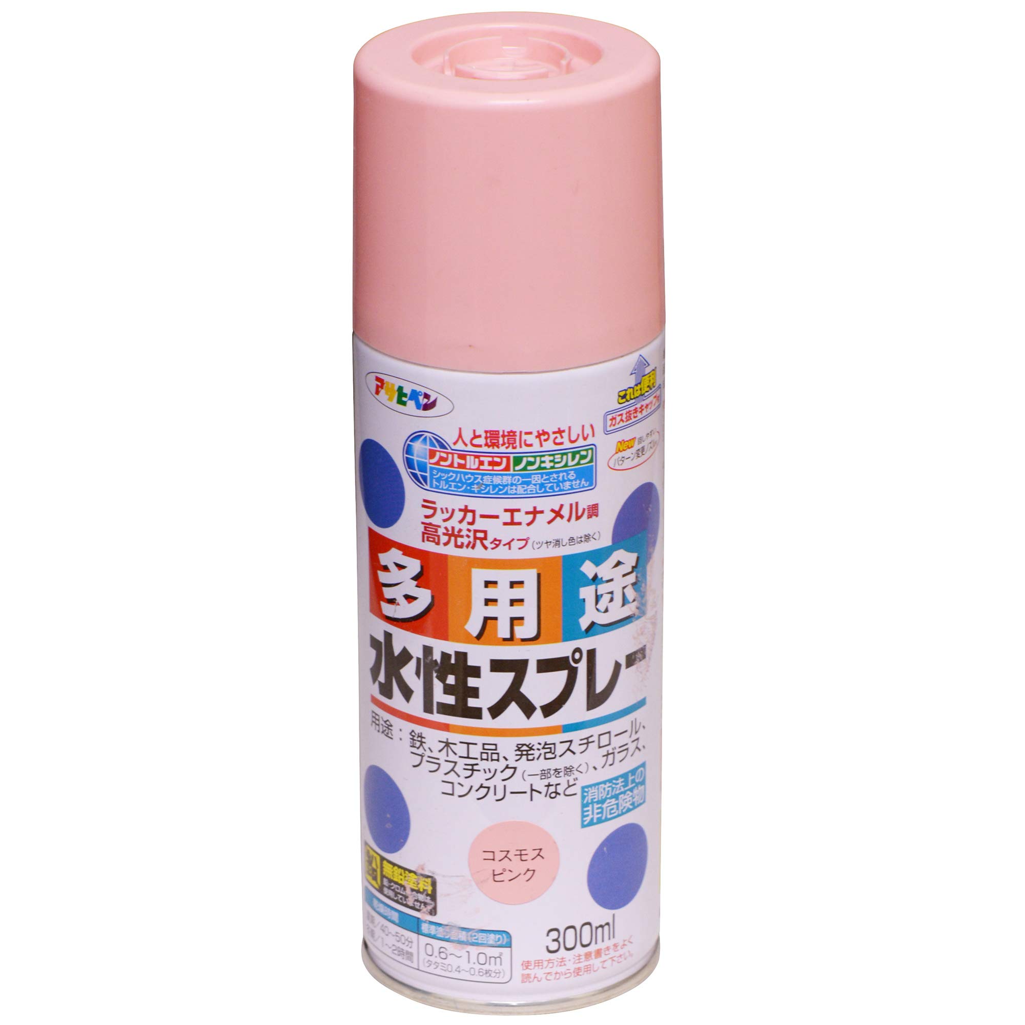 アサヒペン(Asahipen) 水性多用途スプレー 300ML コスモスピンク 565150商品画像