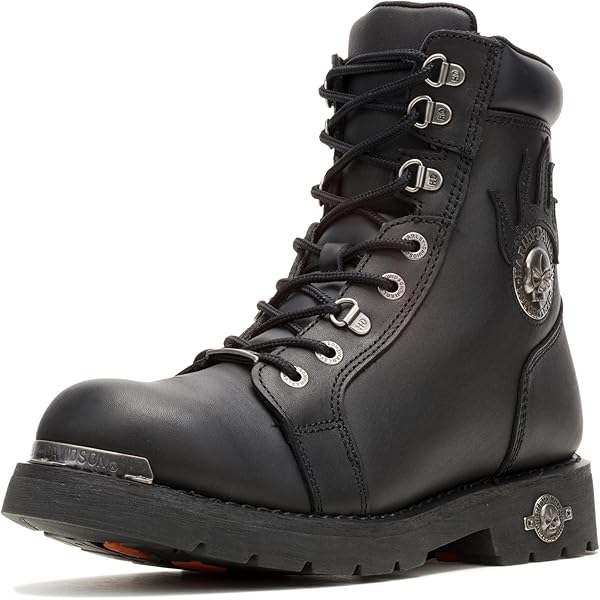 Harley Davidson ミリタリーブーツ ブラック Amazon.com: Harley-Davidson Men's Brake Buckle Leather