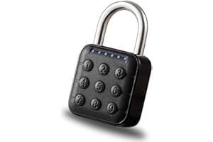 EASTDEER Combination Lock Bluetooth Smart Padlock with TUYA APP Unlock Locker Lock, Gym Locks with Keyless Password Suitable for Gym, School, Travel, Outdoor (Bluetooth with APP)