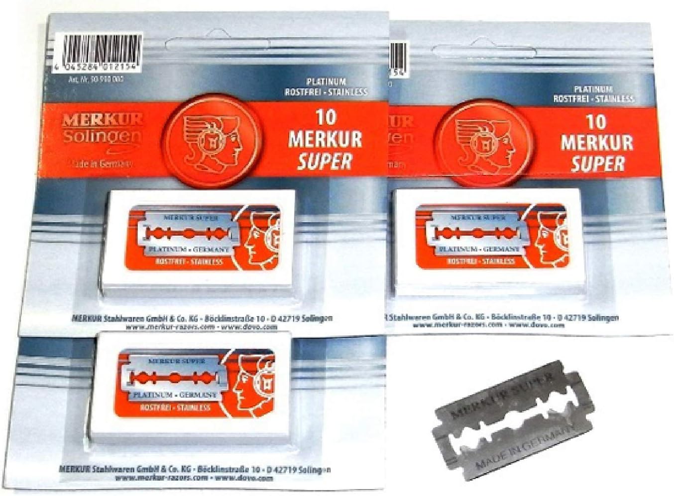 Merkur Double Edge Razor Blades
