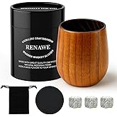 Bourbon Gifts for Mens Year Old Birthday Whiskey Glasses Cool Wooden Cups Christmas Drinking Gift for Him Husband Brother Dad Best Bourbon Gift Wood Whiskey Lovers Tumbler Man Male Buffalo Trace Gifts