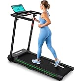 SereneLife Foldable Treadmill 2.5HP | Folding Running Machine with 12 Preset Programs, LED Display, Tablet Holder, Shock Absorption, &amp; 0.6-7.5 MPH Speed | Supports 265 lbs | Indoor Home Gym