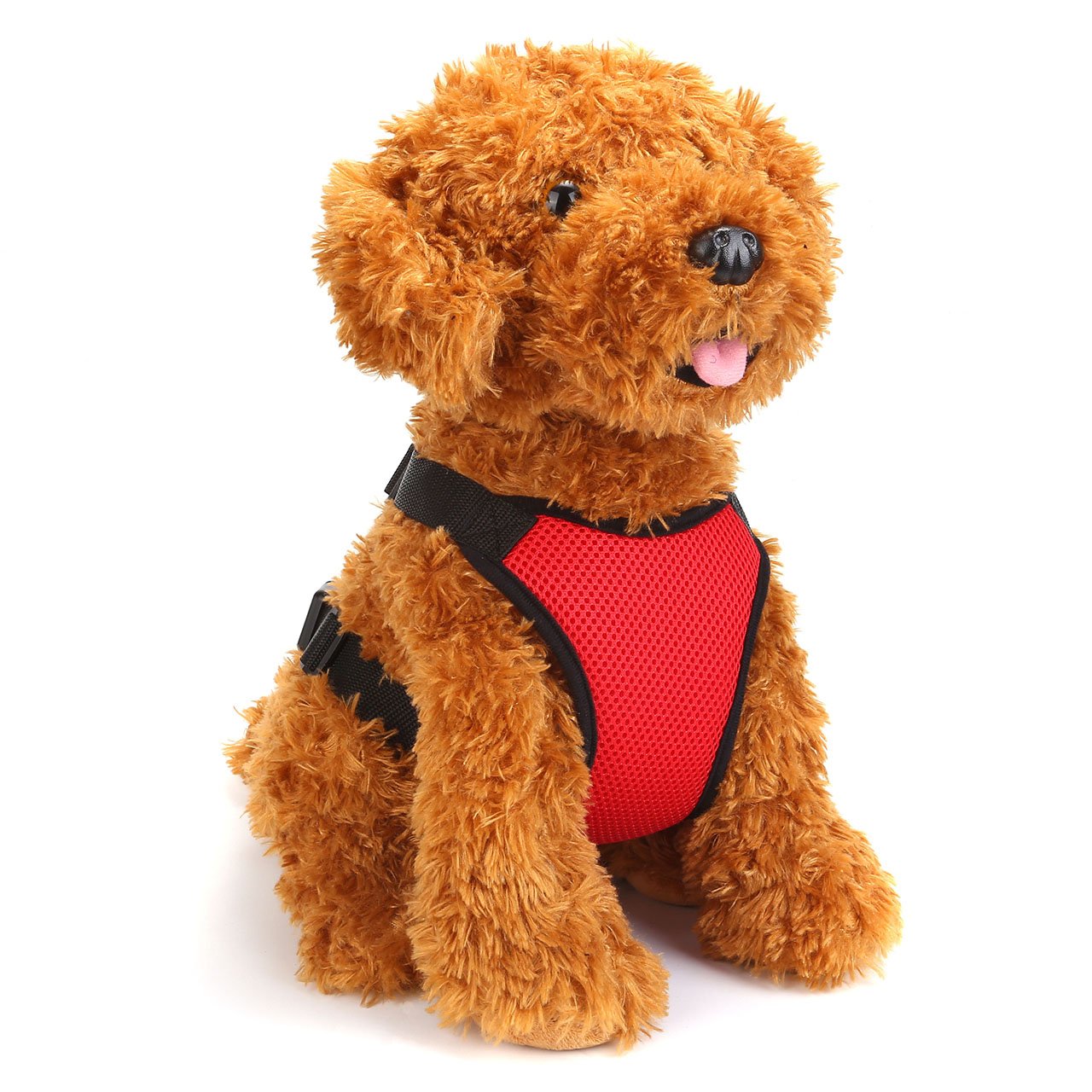 GraceMe Pet Dog Vest Harness Car Soft Mesh Front Range No Pull Harness Adjustable for Rabbit Cat Chiwawa Small Medium Large