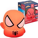 Paladone Spiderman Squishy Lamp - Officially Licensed Disney Free Standing Desk Light, Gaming Room Decor and Merchandise for Boys and Girls, Nightlight Gift Accessory for Playroom and Bedroom