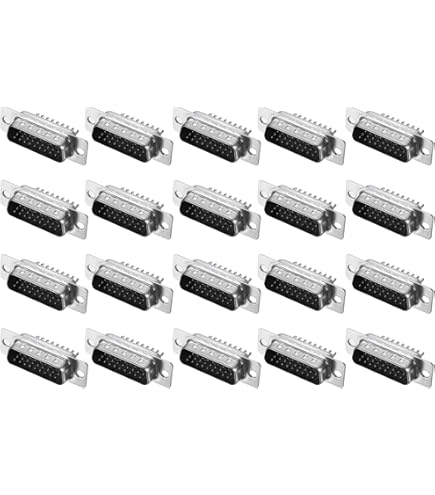 【9/26】M様【PP、❌】 Amazon.com: uxcell D-sub Connector Male Plug 9-pin 2-Row