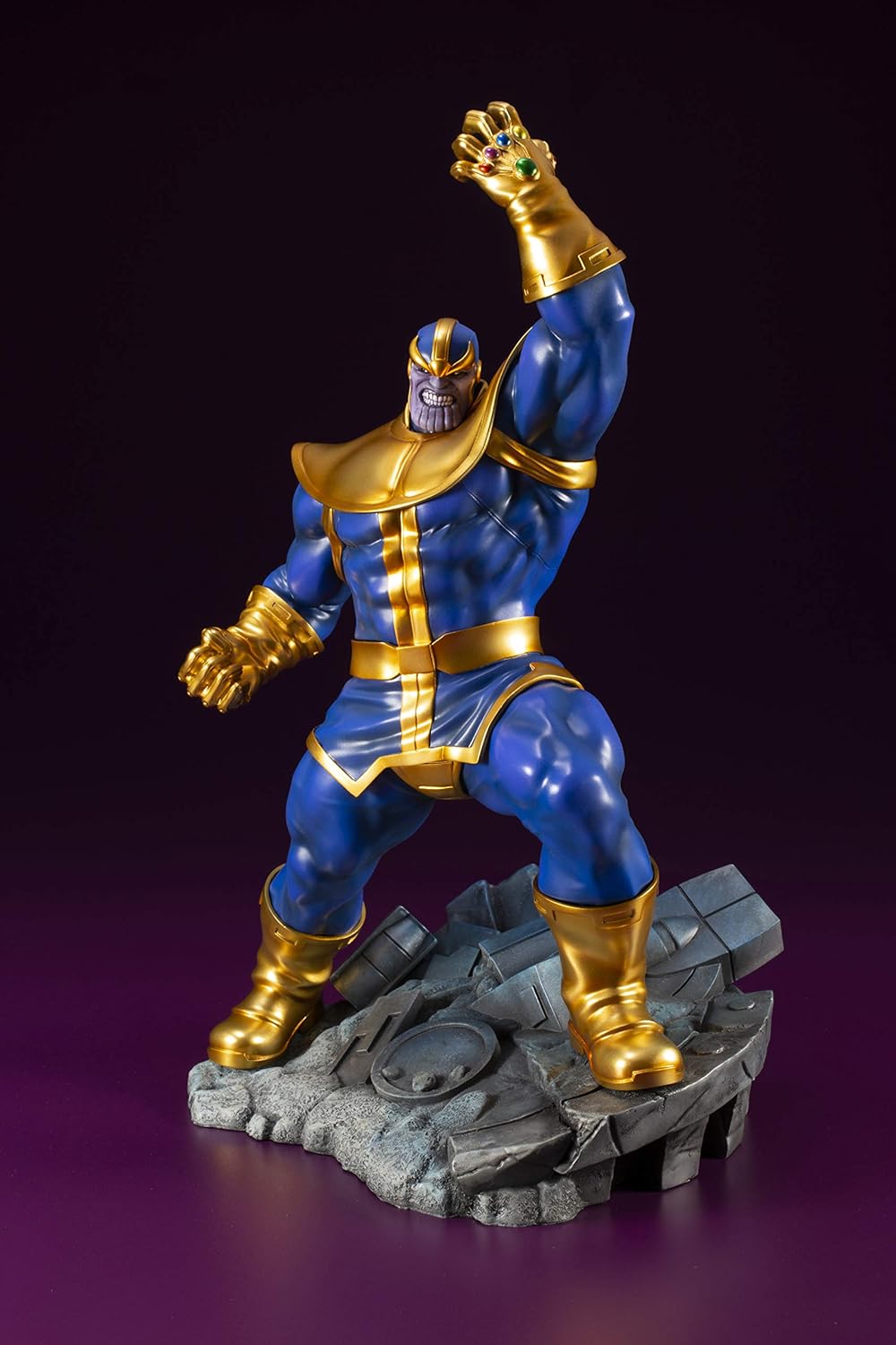 Thanos (Marvel Avengers) Kotobukiya Statue, Blue,gold - Image 4