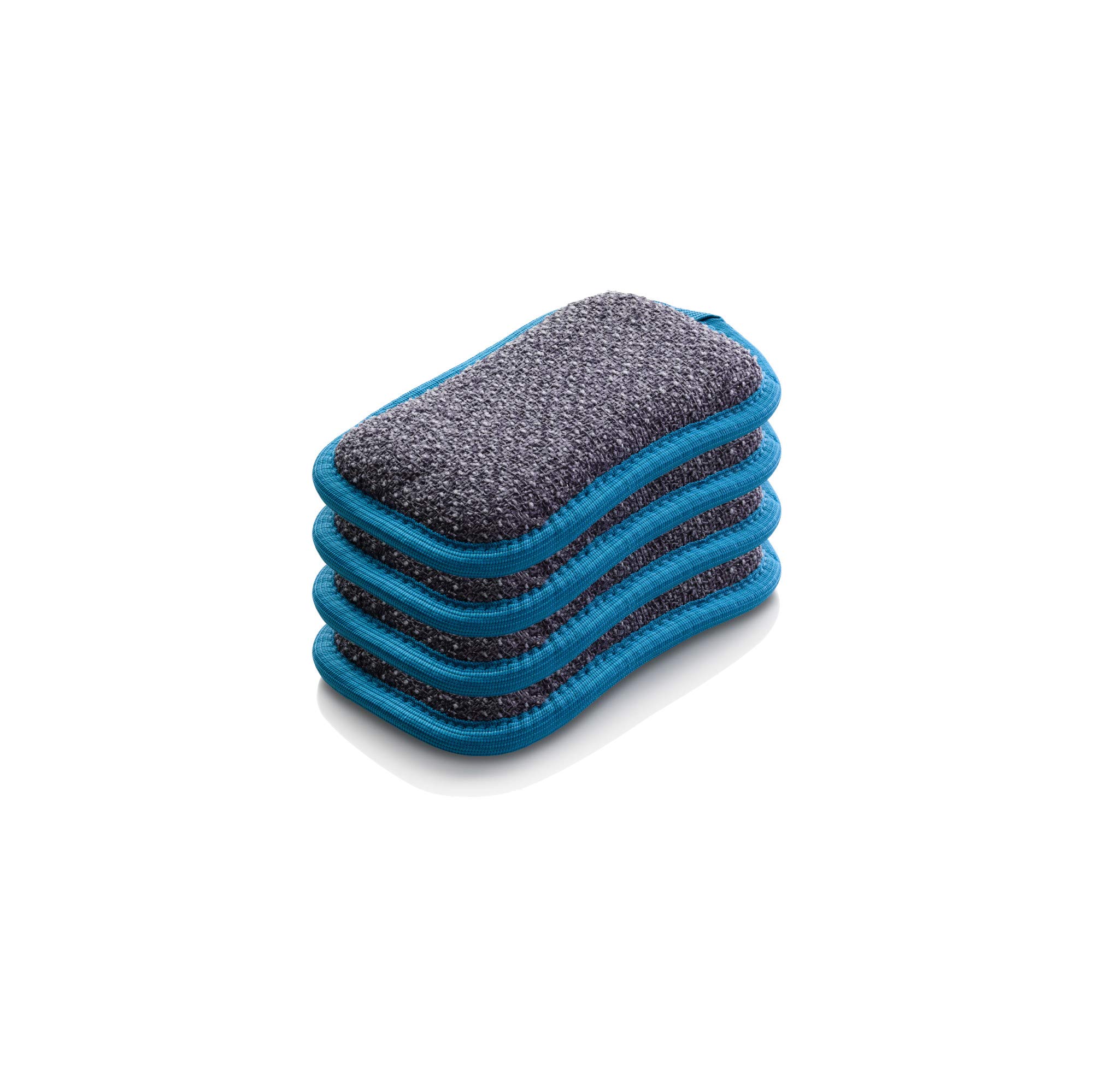 E-Cloth Washing Up Pad - Dish Sponge Kitchen Cleaner Kit - Reusable Kitchen Sponge for Dishes - Sponge for Cleaning - Non-Scratch Dish Scrubber for Cleaning - 4-Pack