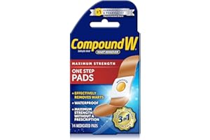 Compound W Maximum Strength One Step Wart Remover Pads | 14 Count | Pack of 3