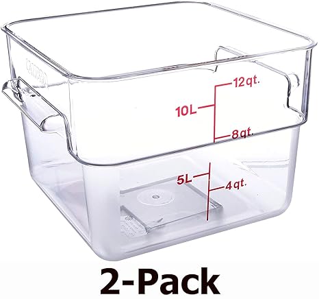 Amazon.com: Camwear Contenedores cuadrados de policarbonato ...