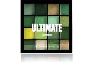 Boobeen Colorful Eyeshadow Palette Makeup-16 Colors, Matte and Glitter Eyeshadow, Bright Eyeshadow palettes, Blendable, Easy to Build Dramatic Glamour Looks (Green)
