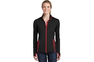 SPORT-TEK Sport Tek Women's Contrast Full-Zip Jacket