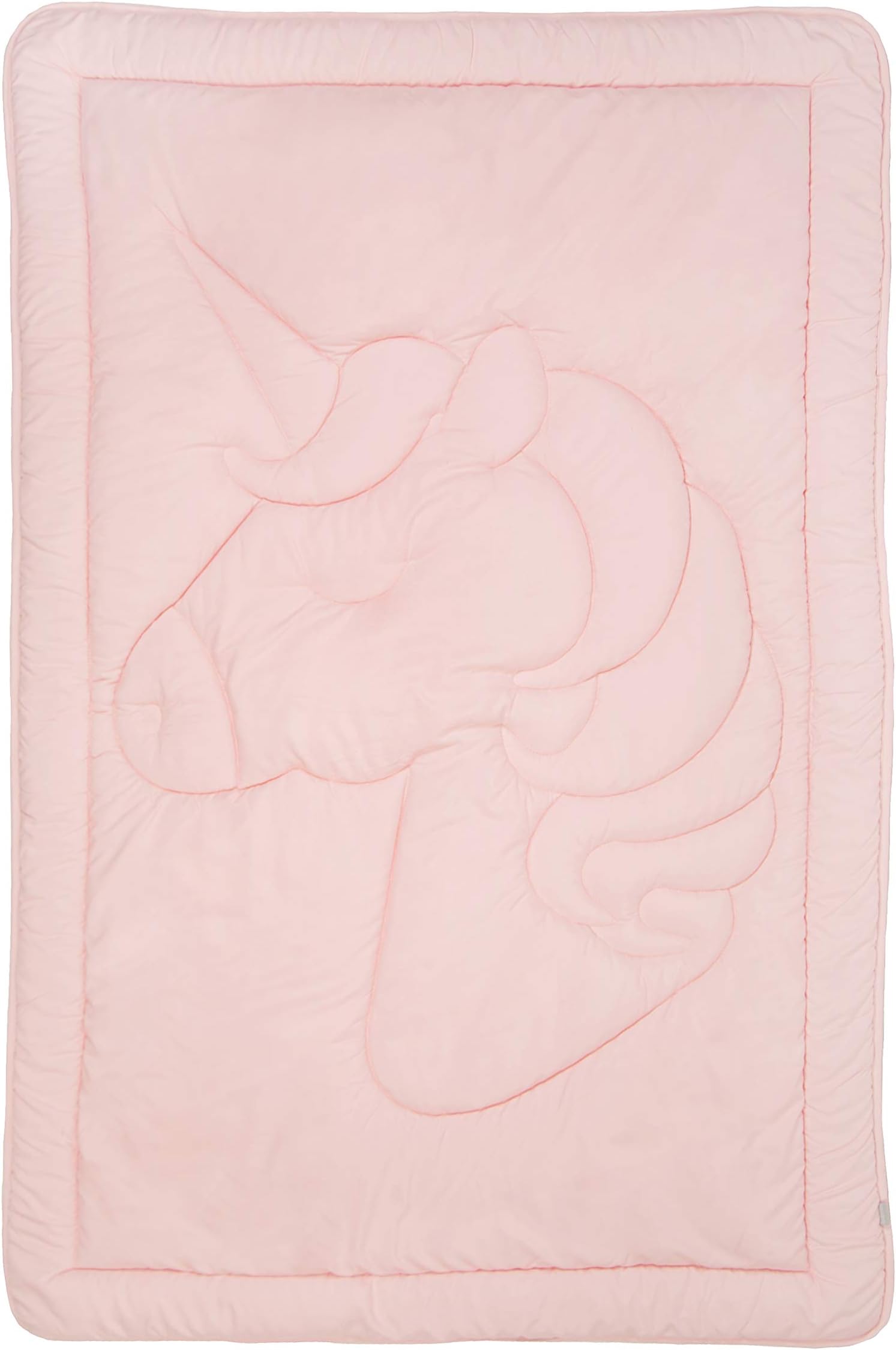 Tadpoles Quilted Toddler Comforter | 40" x 60" | Made of 100% Microfiber Polyester (Shell) & 200 GSM Fiberfill | Soft, Breathable & Durable | Ideal for Toddlers (12-48 Months) | Pink Unicorn Pattern