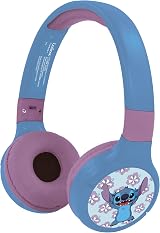 Lexibook Disney Stitch 2-in-1 Bluetooth Wired Headphones with Mic HPBT010D view 2