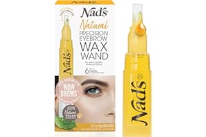 Nad's Eyebrow Shaper Wax Kit - Natural All Skin Types - Eyebrow Facial Hair Removal For Women