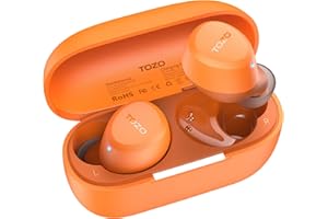 TOZO A1 Wireless Earbuds Bluetooth 5.3 Light Weight in Ear IPX5 Waterproof Headphones 2 Mic for AI Calls, Immersive Premium S