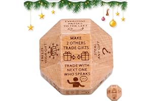 Santa Swap Gift Exchange Dice Exchange Gifts Dice Games Hilarious Game Gifts for Xmas Stocking Stuffers Gift Exchange Dice fo