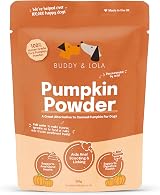 Buddy & Lola 100% Natural Pumpkin Powder for Dogs High Fibre Uk