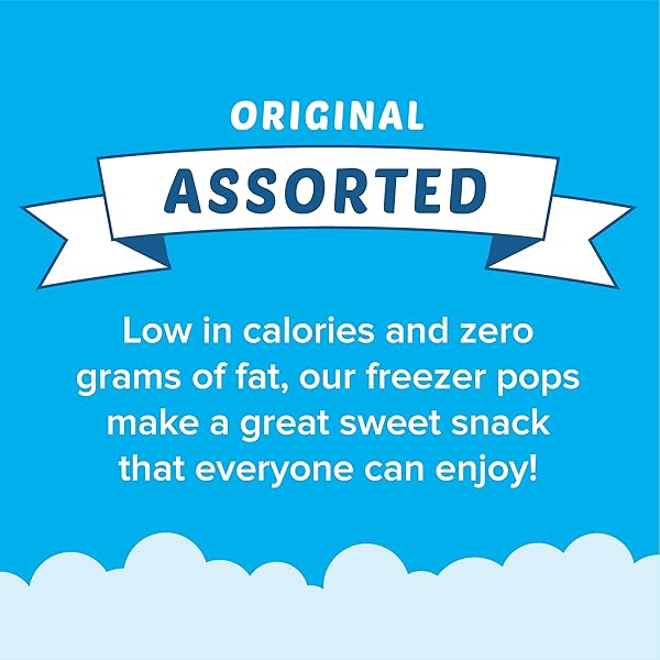 FLA-VOR-ICE POPSICLE VARIETY PACK OF 1.5 OZ FREEZER BARS, ASSORTED FLAVORS, 100 COUNT