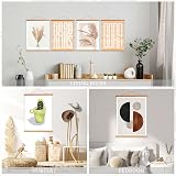 Benjia 4 Pack A3 Poster Frame Frames Teak Magnetic Hanger Kit 30cm view 6