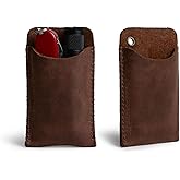 Hide & Drink, EDC Pocket Slip, Multitool Sleeve & Pen Holder for Everyday Use, Camping Accessories, Small Tool Organizer, Full Grain Leather, Handmade