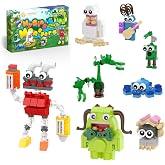 8-in-1 Sing Monsters Toe Jammer, Nogggin,Furcorn,Entbrat,Bowgart,Potbelly,Mammott Building Toy Set for Kids, Boys, Girls 6+ Years Old; Cute Monster Animal Figure Model Toy for Fans Friends (281Pcs)