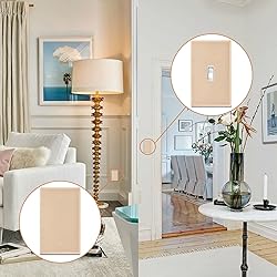 Peach Puff Blank Wall Plates Cover for Light Switch