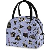 Witch Tarot Lunch Bag for Women Men Reusable Gothic Insulated Lunch Tote Bag for Office Work School Picnic Hiking