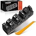 A-Premium - Driver Side Master Power Window Switch - Compatible with Chevy GMC Cadillac Models - 2003-2007 - Escalade, Avalanche, Silverado, Suburban, Tahoe, Sierra, Yukon - Replace 15883323, DWS-220